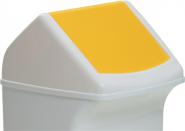 Deckel PE gelb f.Abfallsammler 