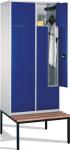 Z-Garderobenschrank m.Sitzbank 