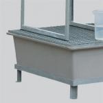 Stahlfugestell f.GFK-Auffangwanne 