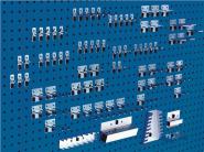 Werkzeughaltersortiment 80-tlg.verz.f.Lochplatten 