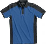 Poloshirt KONRAD Gr.L royal/schwarz 