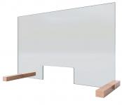 Hygiene- und Hustenschutz aus Sicherheitsglas 