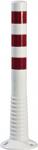 Sperrpfosten Polyurethan wei/rot 