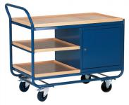 Tischwagen m.1Schrank 3Holzwerkstoffplatten 