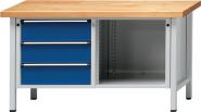 Werkbank V B1500xT700xH840mm Universalplatte 