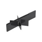 Spaltkreuz 6-fach, 20 mm Holmbreite 