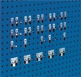 Werkzeughaltersortiment 30-tlg.verz.f.Lochplatten 