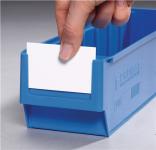 Etikett wei f.Regallagerkasten 