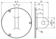 senrckwand f.Auenring-D.58mm 