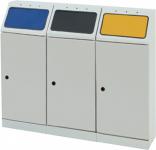 Wertstoffsammler 3x45l H1000xB1200xT300mm 