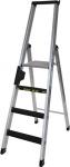 Stufenstehleiter 4 Stufen Alu.Gesamt-H.1600mm 
