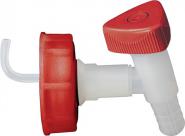 Auslaufhahn HD-PE 19mm Verschraubung 