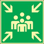 Rettungszeichen BGV A8 L148xB148mm 