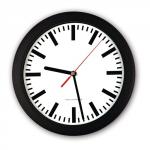 Wanduhr Funkuhr Ku.schwarz 