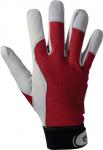 Handschuhe Griffy Gr.10 rot/naturfarben 