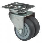 Doppel-Lenkrolle 75mm 80kg 