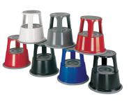 Rollhocker Stahlbl.rot H.mit/o.Belastung 