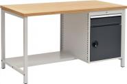 Werkbank lichtgrau grau B1500xH859xT750mm 