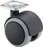 Kunststoffdoppelrolle D.50mm 