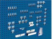 Werkzeughaltersortiment 60-tlg.verz.f.Lochplatten 