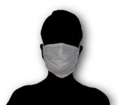 Mit Silberchlorid beschichtete Gesichtsmaske, wei, 60C waschbar, verschiedene Varianten 