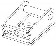 Adapterplatte fr MS03 Schnellwechselaufnahme 