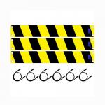 Markierungsstreifen "Hazzard" gelb/schwarz 