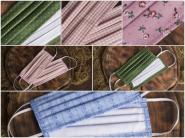 Mund-Nasen-Maske 100% Baumwolle 