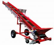 AMR Frderband auf Fahrwerk, teleskopierbar 