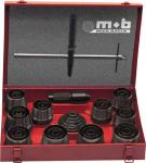 Patentlocheisensatz 33-tlg.Blechkasten 