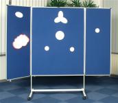 Moderationswand B1200 (2400)xH1500mm 