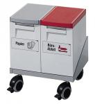 Wertstoffsammler 2x15l H460xB405xT350mm 