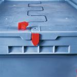 Einwegplombe rot f.Stapelbehlter 