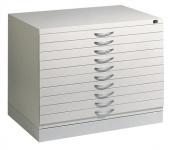 Zeichnungsschrank lichtgrau/lichtgrau 