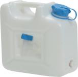 Wasserkanister 12l HD-PE stapelbar,m.Auslaufhahn 