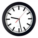 Wanduhr Funkuhr Ku.schwarz 