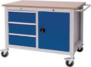 Werkbank B1250xT750xH935mm Buche 