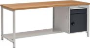 Werkbank lichtgrau grau B2000xH859xT750mm 