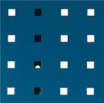 Lochplatte B457xL495mm enzianblau 