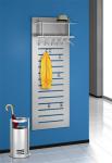 Wandgarderobe Alu.F1 L.600mm 