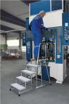 Arbeitspodest Stufen 4 eins.begehbar 