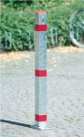 Sperrpfosten STA silber kippbar,z.Aufdbeln 