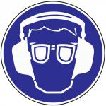 Schild Gehr-/Augenschutz 