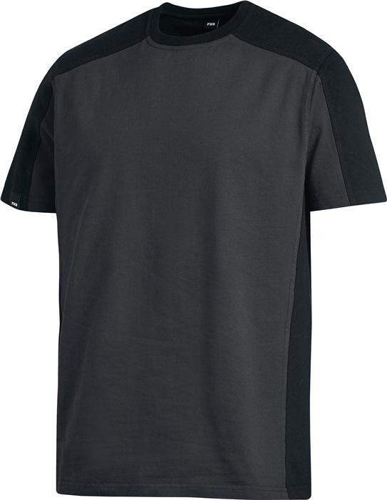 T-Shirt MARC Gr.M anthrazit/schwarz, 100%Ringspinn-Baumwolle FHB