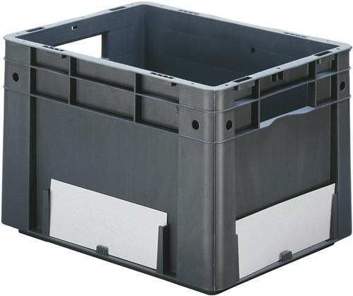 Etikett weiß f.Transportstapelkasten, B.210mm 50St./Btl.LA-KA-PE