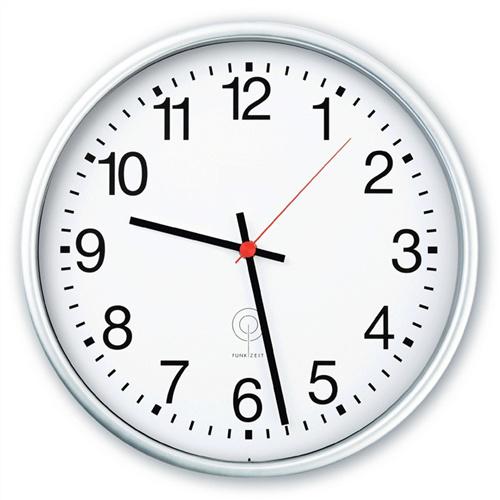Wanduhr Funkuhr Ku.weiß 1,5, V Zahlen