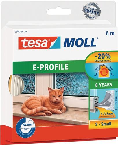 Fenster-/Türmoll tesamoll® - 60 M, 5463 B9mmxH4mmxL6m braun TESA