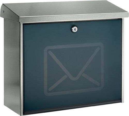 Briefkasten Lucca H.340mm, B.380mm T.148mm VA DIN C4 BURG-WÄCHTER