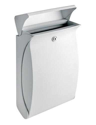 Briefkasten Swing H.419mm, B.271mm T.129mm weiß Ku.DIN C4 BURG-WÄCHTER