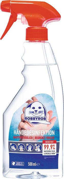 Hände-Desinfektionsmittel, Robbyrob 0,5l ROBBYROB